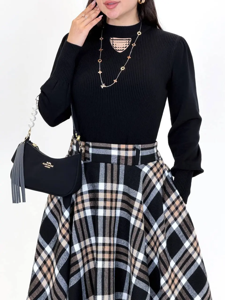 7615-دامن burberry